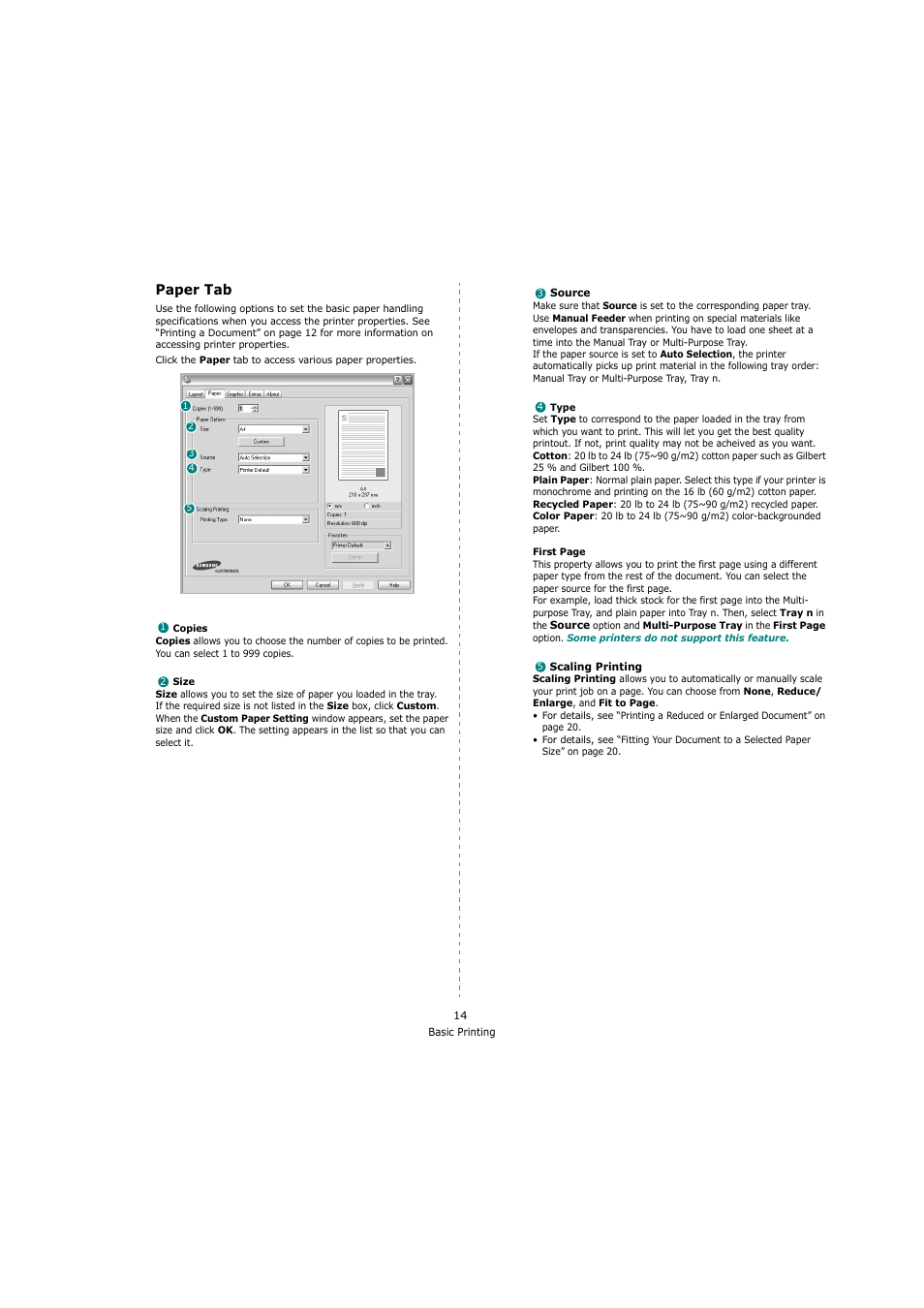 Paper tab | Samsung ML-4551N User Manual | Page 85 / 111