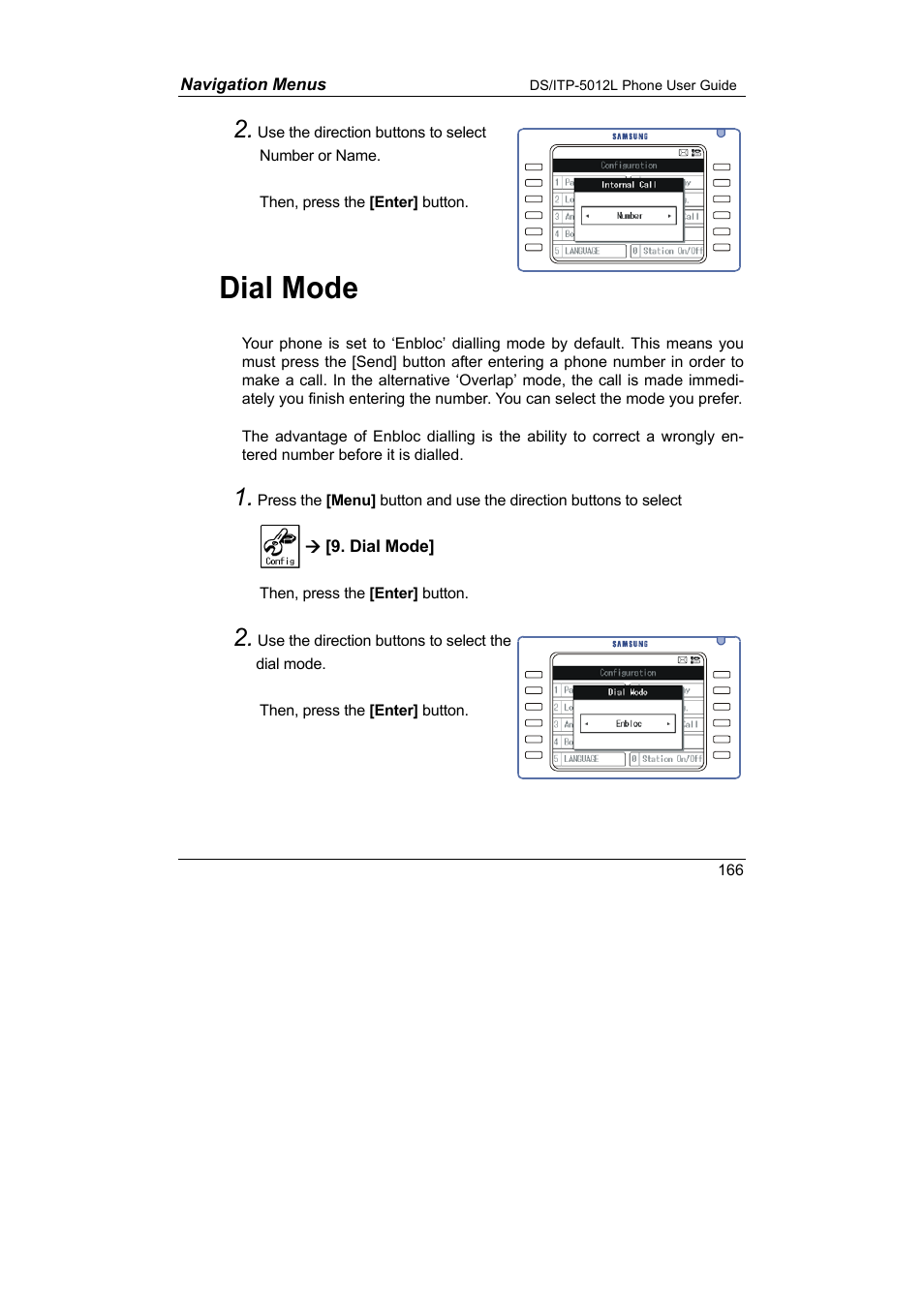 Dial mode | Samsung DS-5012L User Manual | Page 179 / 187