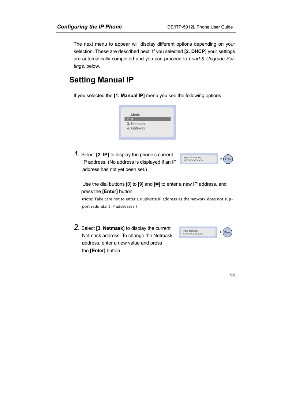 Setting manual ip | Samsung DS-5012L User Manual | Page 27 / 187