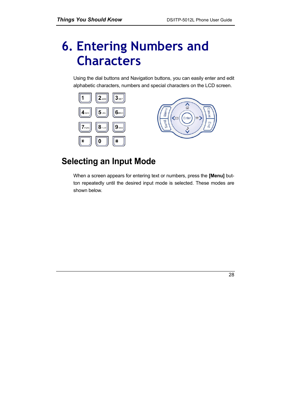 Entering numbers and characters, Entering numbers & characters, Selecting an input mode | Samsung DS-5012L User Manual | Page 41 / 187