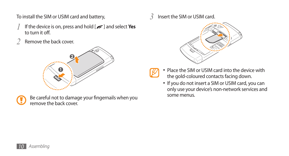 Samsung WAVE GT-S8500 User Manual | Page 10 / 145