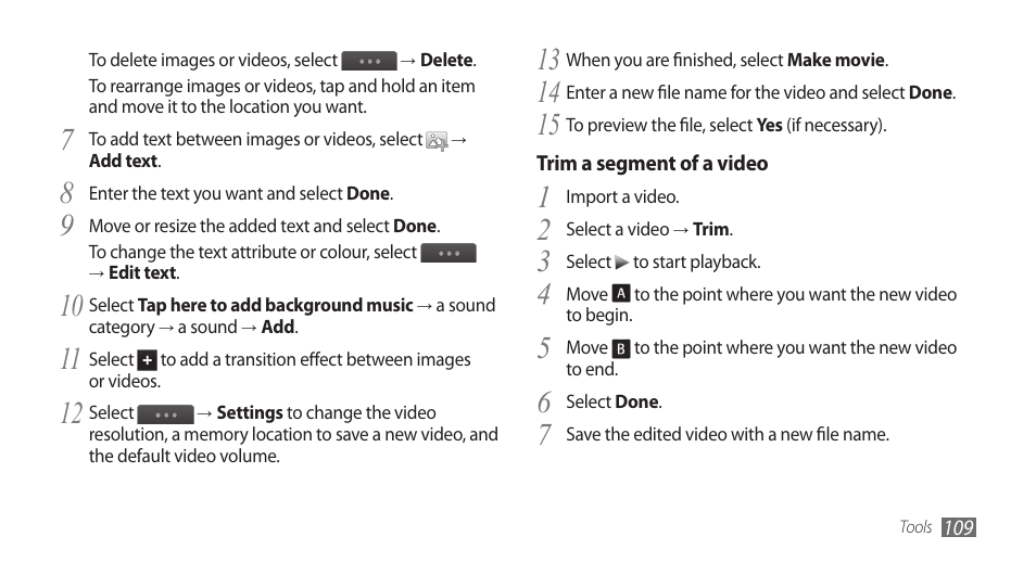 Samsung WAVE GT-S8500 User Manual | Page 109 / 145