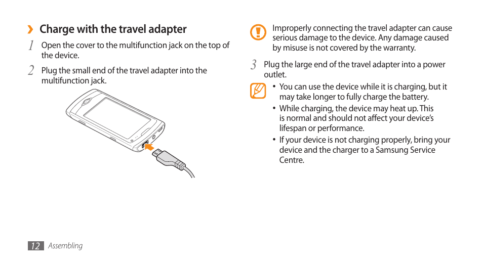 Samsung WAVE GT-S8500 User Manual | Page 12 / 145