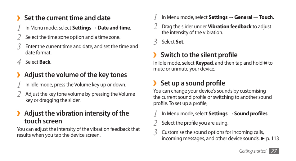 Samsung WAVE GT-S8500 User Manual | Page 27 / 145