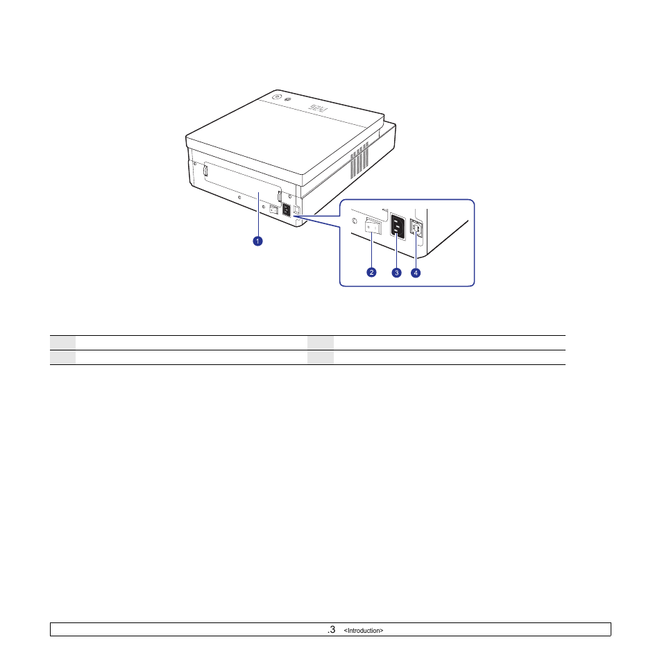 Rear view | Samsung ML-1630 User Manual | Page 13 / 81