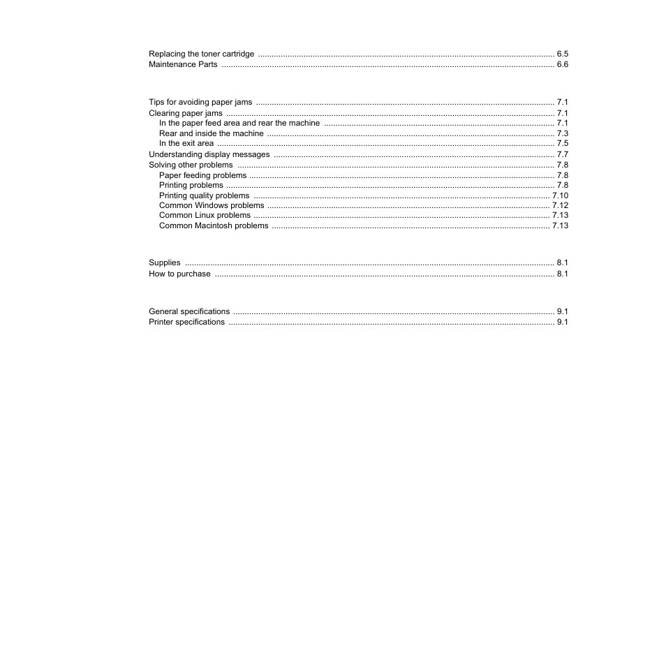 Samsung ML-1630 User Manual | Page 6 / 81