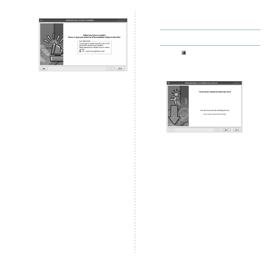 Uninstalling the unified linux driver | Samsung ML-1630 User Manual | Page 71 / 81