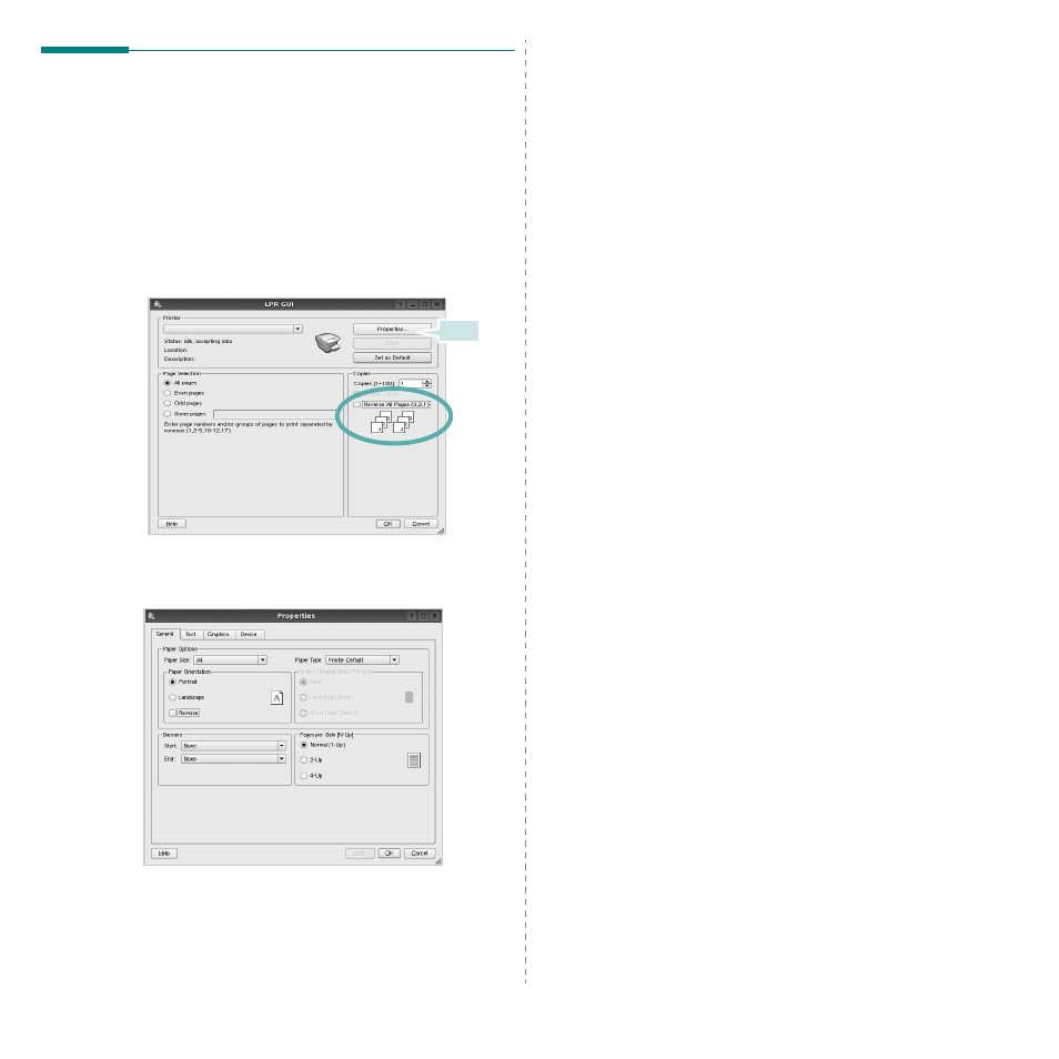 Printing a document, Printing from applications, Printing files | Printing from applications printing files | Samsung ML-1630 User Manual | Page 74 / 81