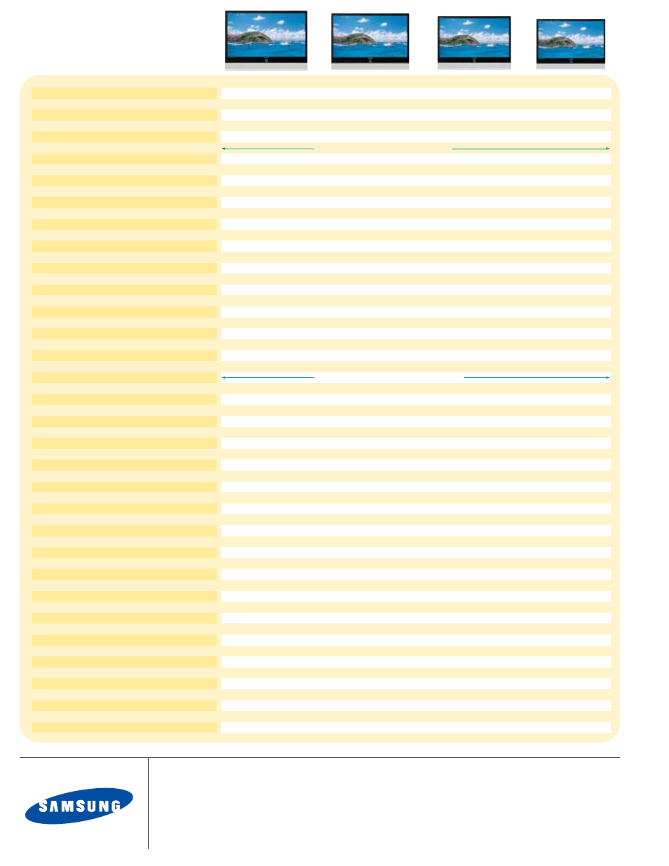 Specifications | Samsung 1080p User Manual | Page 6 / 6