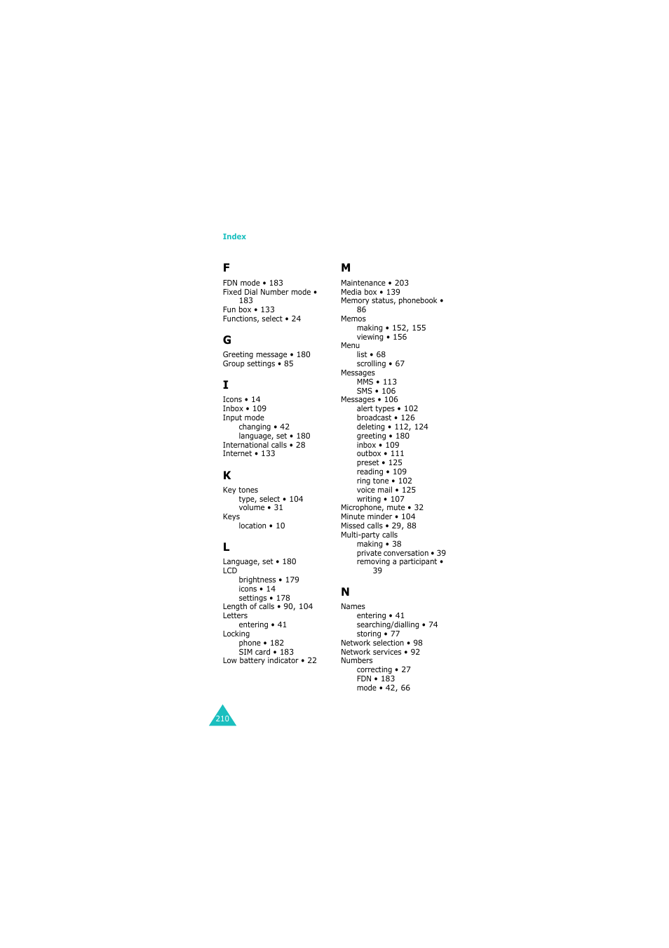 Samsung GH68-06534A User Manual | Page 211 / 215