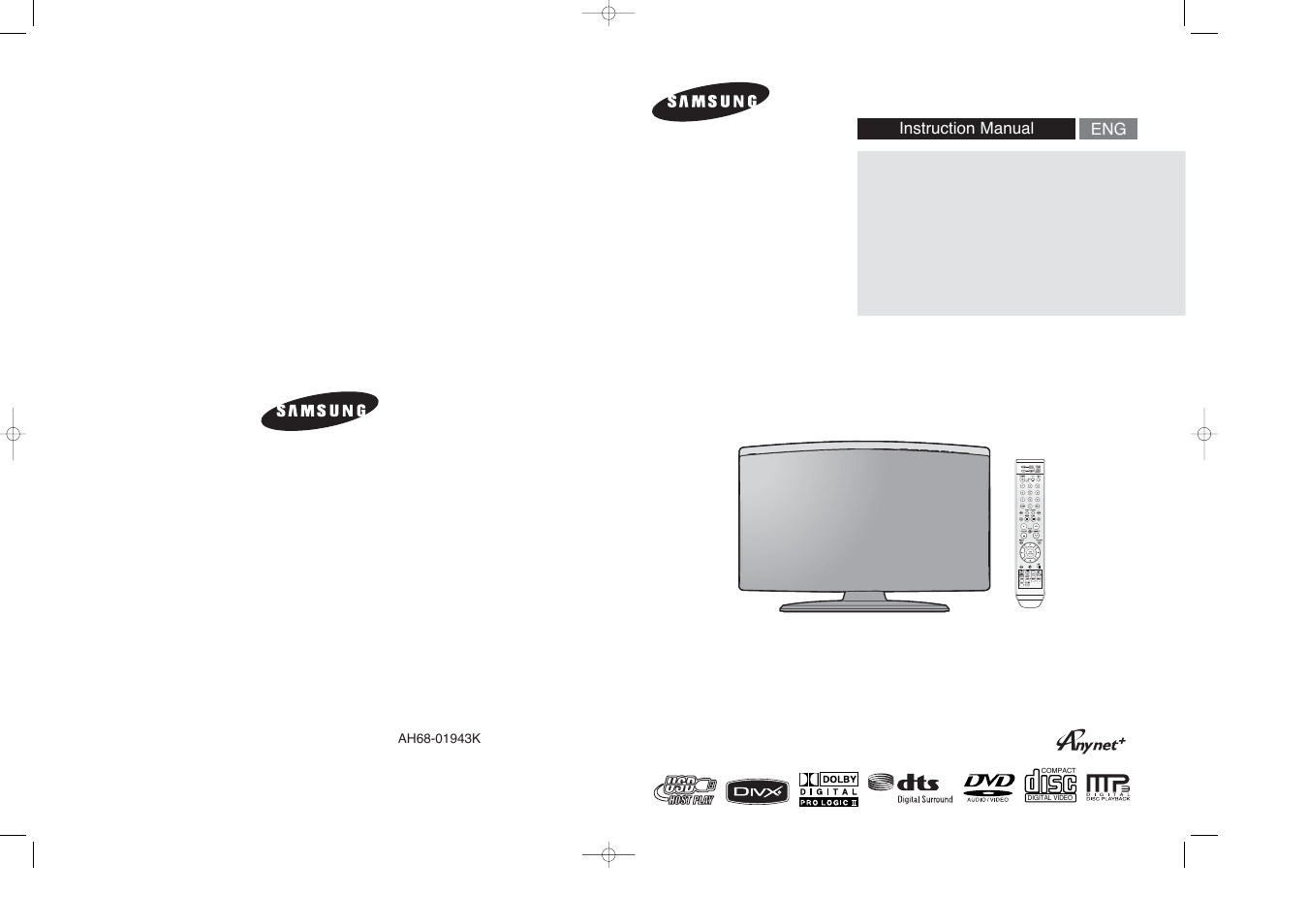 Samsung HT-TX250  EN User Manual | 35 pages