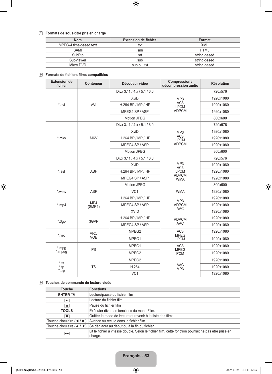 Samsung 8500 User Manual | Page 257 / 296