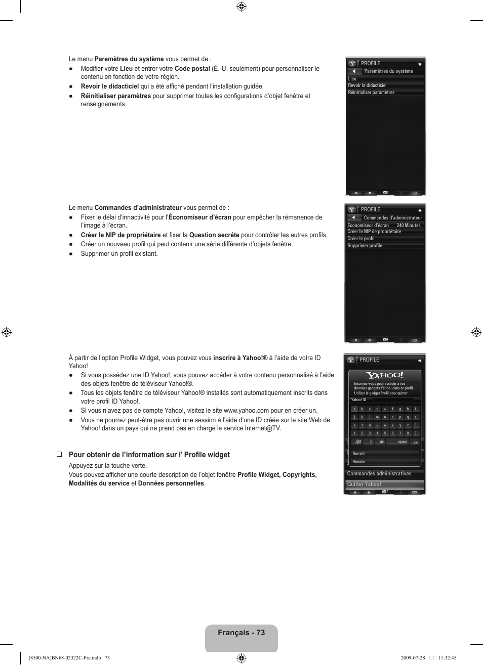 Français - 7 | Samsung 8500 User Manual | Page 277 / 296