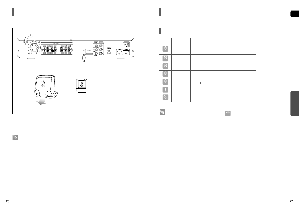 Connecting the optional xm satellite radio antenna, Operation, Before reading the user's manual | Icons that will be used in manual | Samsung HT-TX75 User Manual | Page 14 / 39