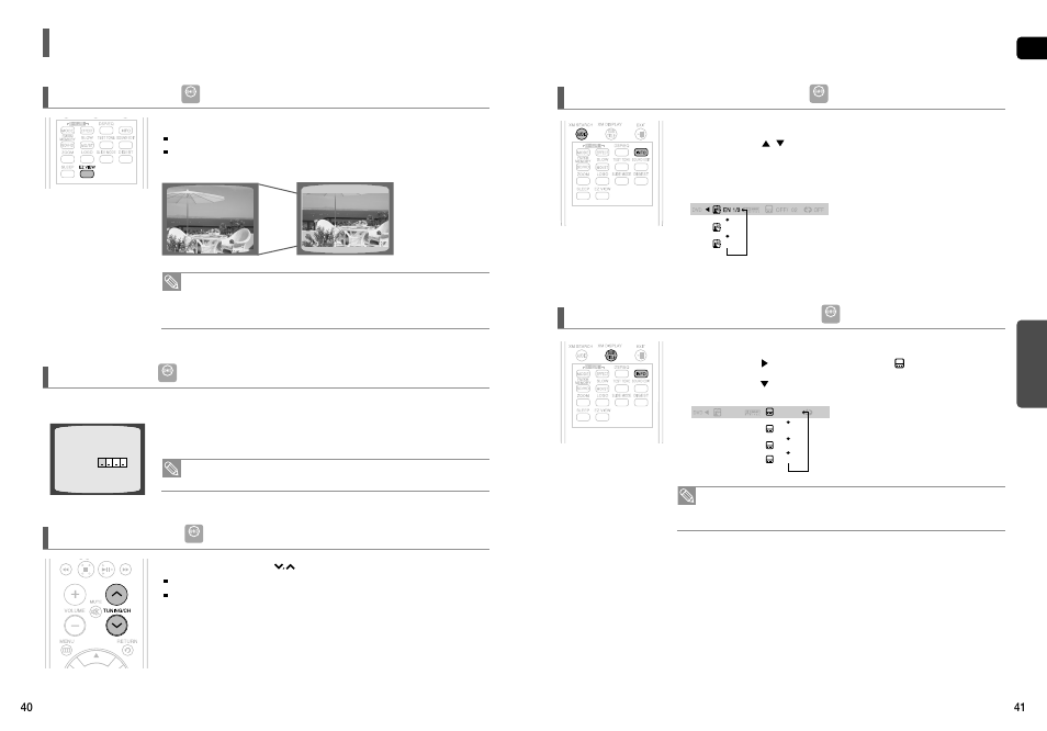 Using the playback function, Con’t), Ez view function | Bonus group, Navigating pages, Audio language selection function, Subtitle language selection function | Samsung HT-TX75 User Manual | Page 21 / 39