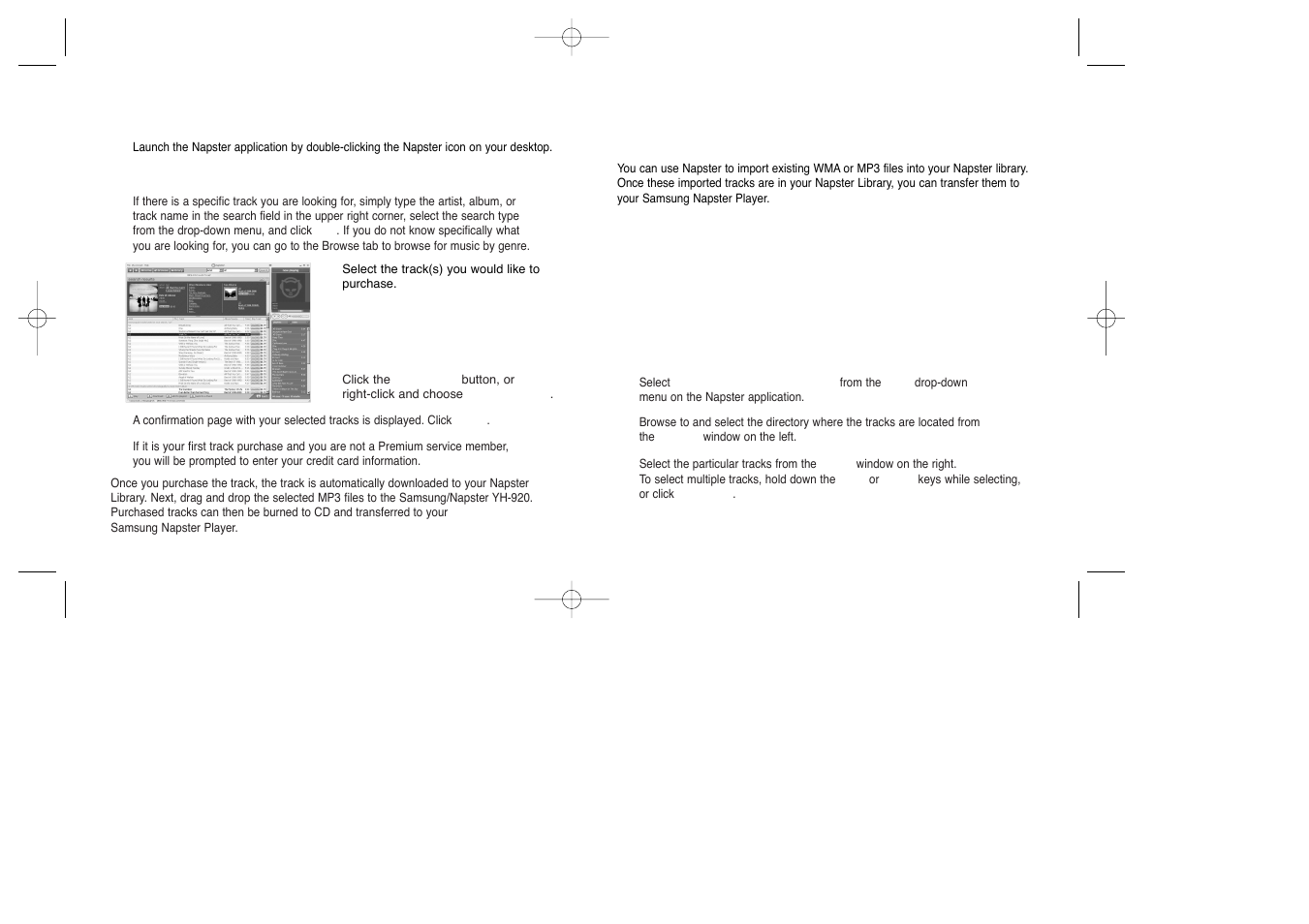 Importing your existing music 1, Importing your existing music | Samsung YEPP YH-920 User Manual | Page 14 / 39