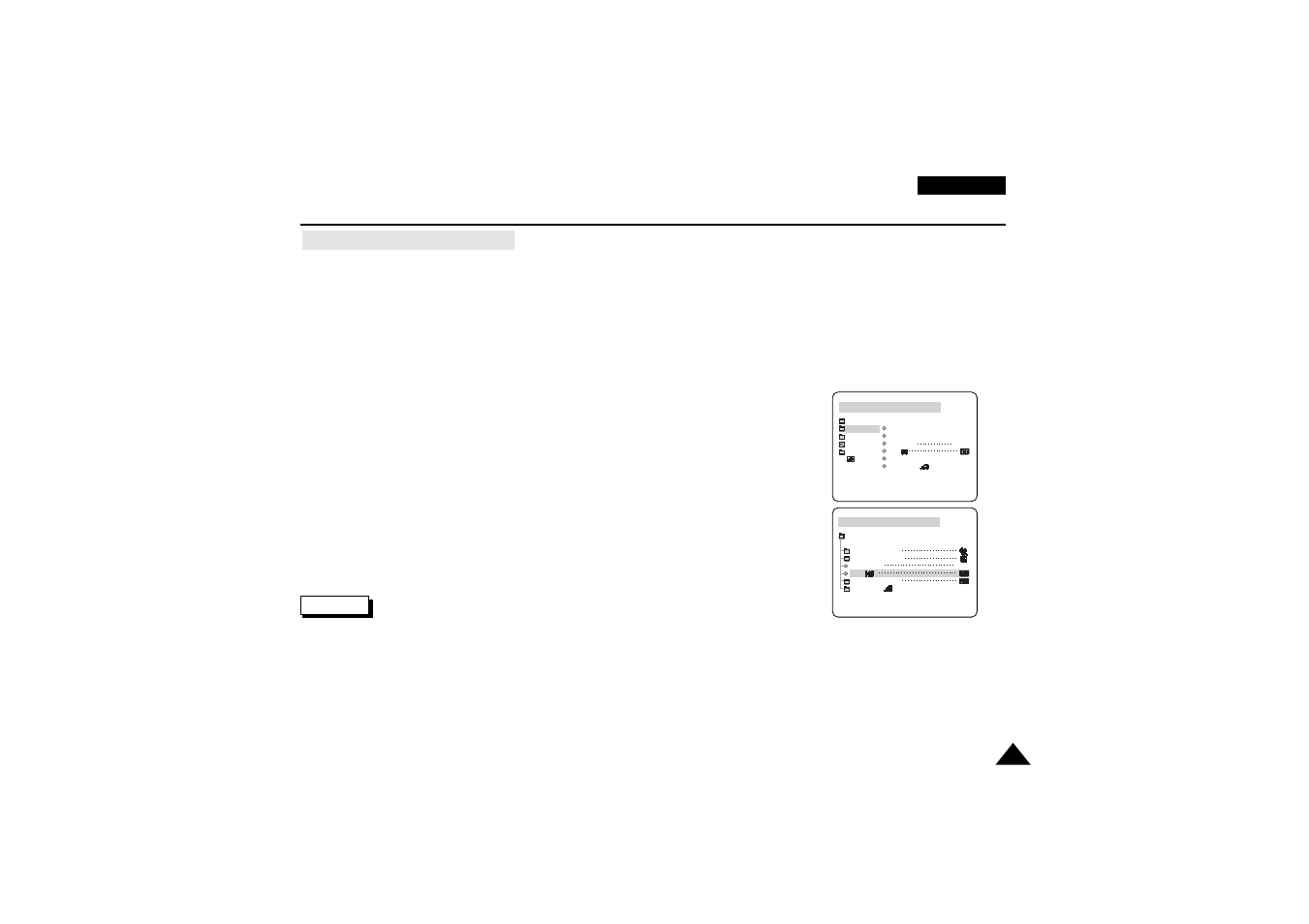 Advanced recording | Samsung VP-D190MSI User Manual | Page 45 / 99