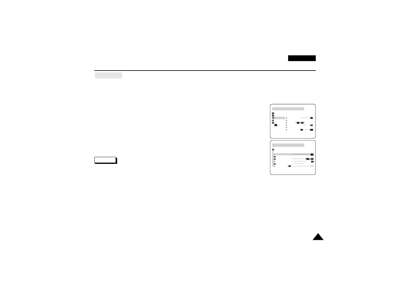 Advanced recording | Samsung VP-D190MSI User Manual | Page 49 / 99