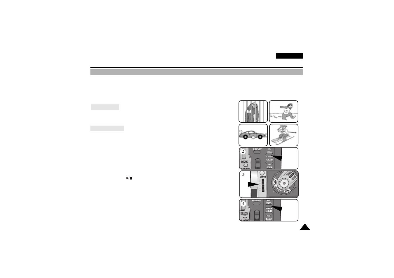 Advanced recording | Samsung VP-D190MSI User Manual | Page 59 / 99