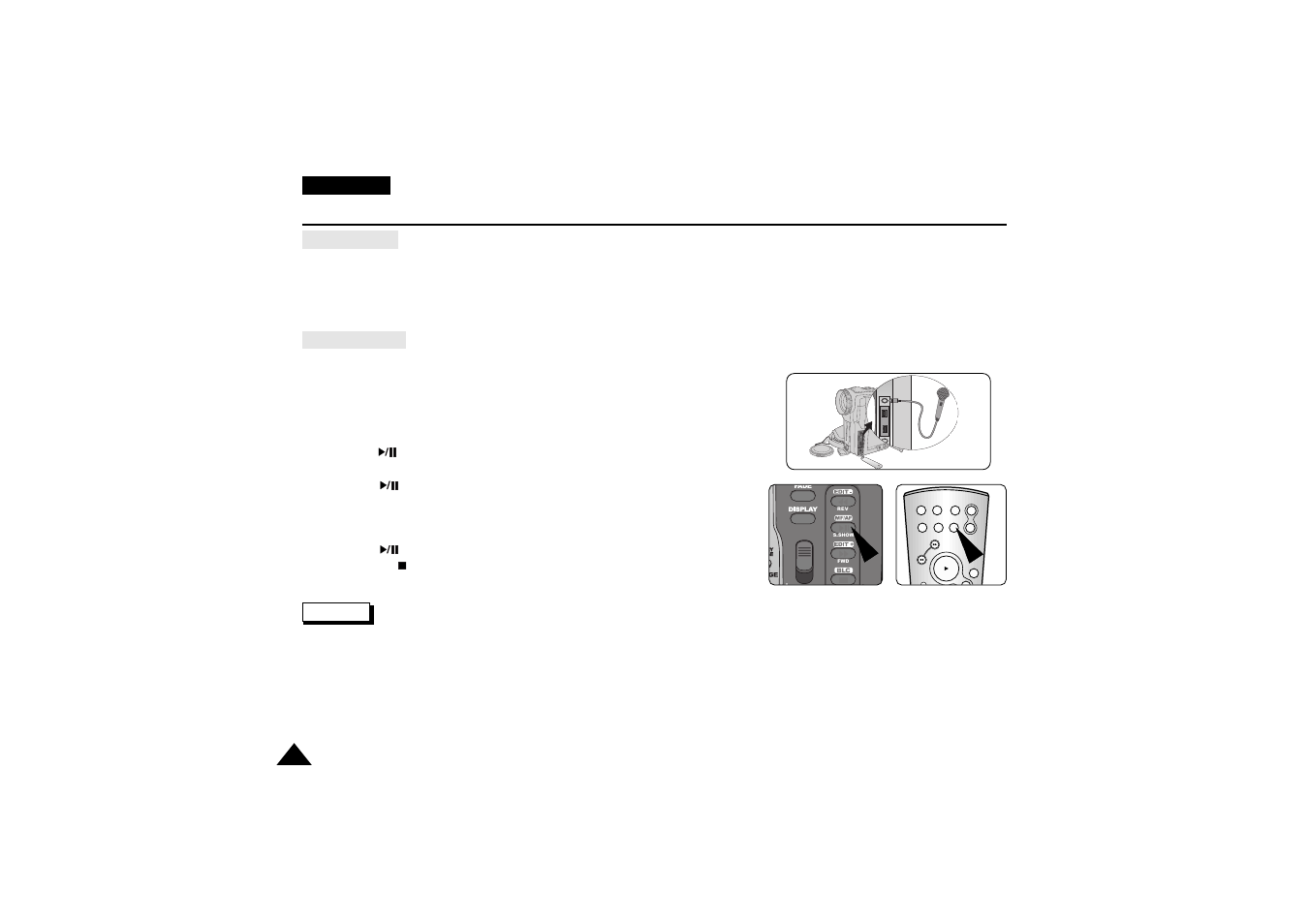 Advanced recording | Samsung VP-D190MSI User Manual | Page 62 / 99