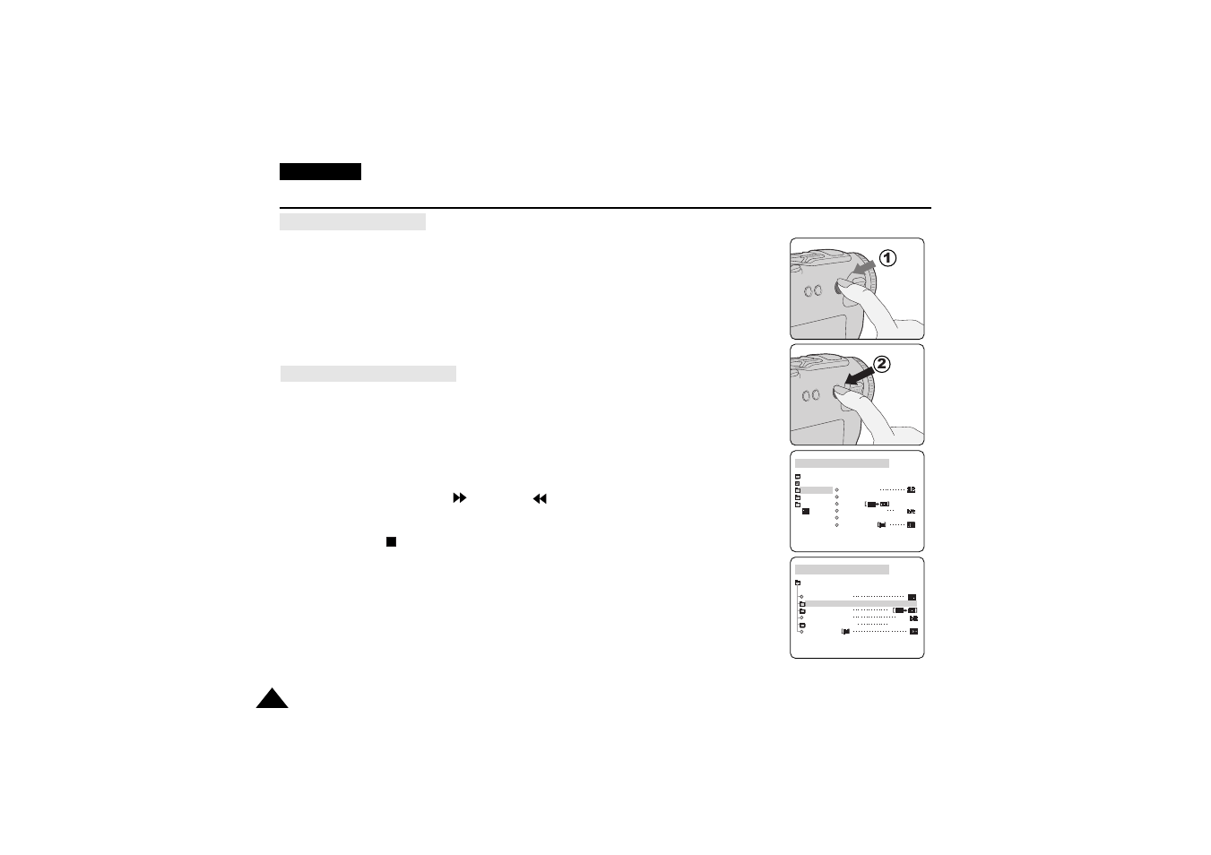 Advanced recording | Samsung VP-D190MSI User Manual | Page 64 / 99