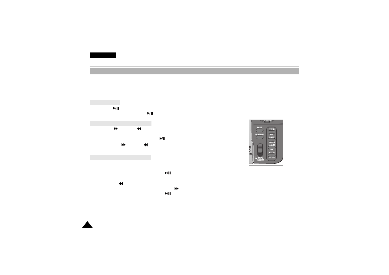 Advanced recording | Samsung VP-D190MSI User Manual | Page 68 / 99