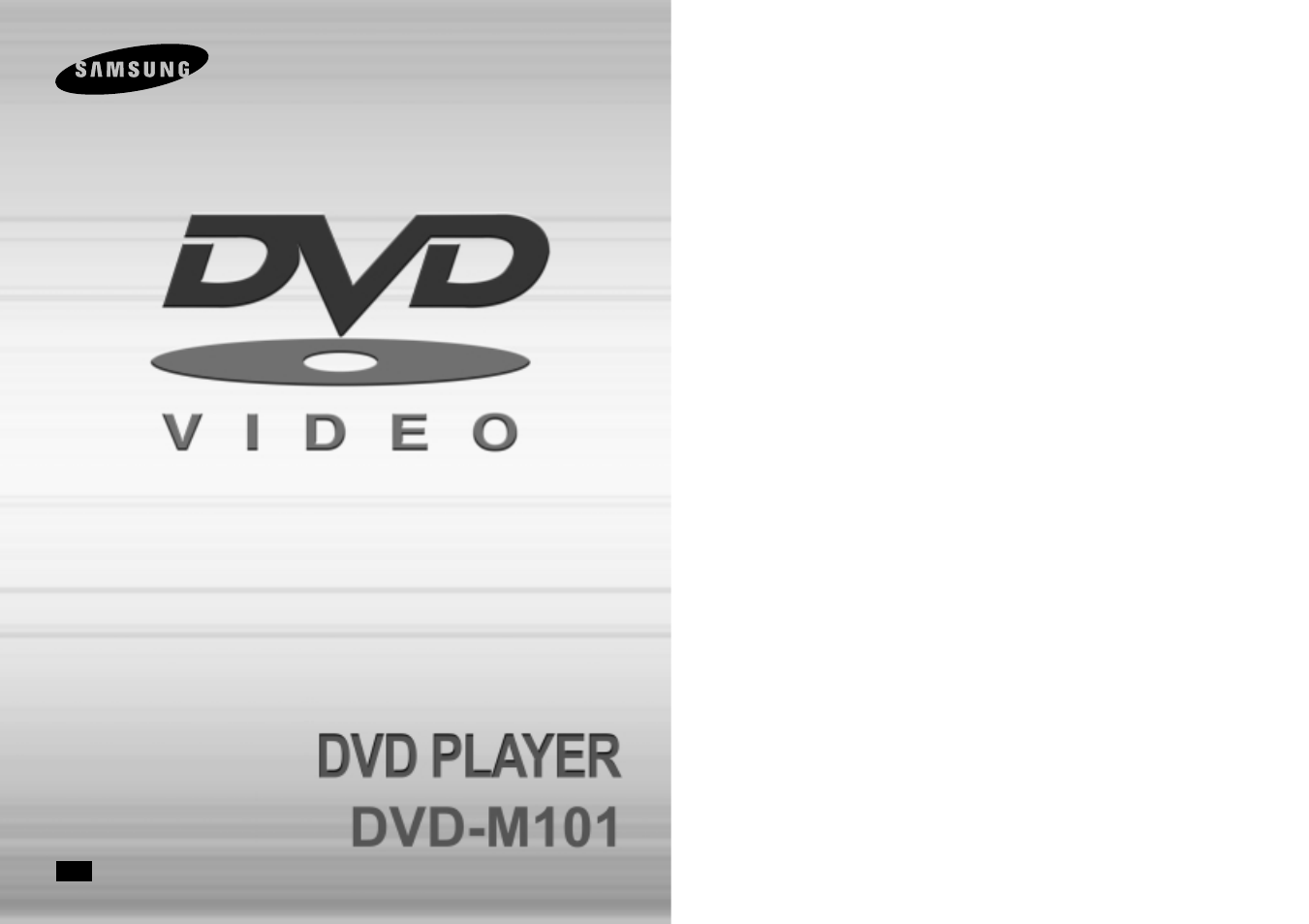 Samsung DVD-M101 User Manual | 19 pages