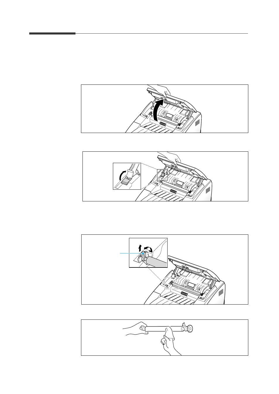 Cleaning the document scanner | Samsung Msys 730 User Manual | Page 96 / 108