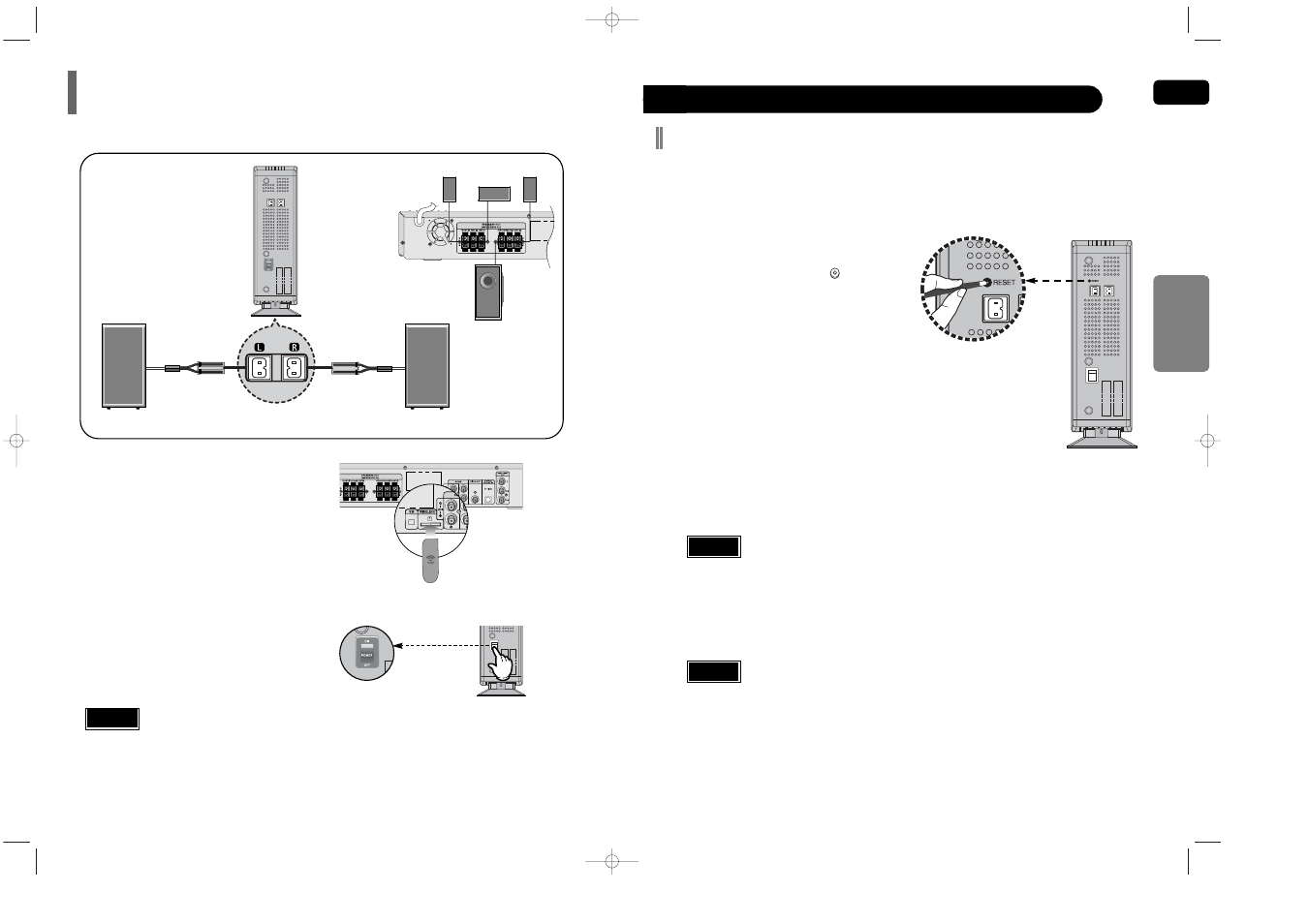 Resetting wireless communication | Samsung HT-Q45 User Manual | Page 8 / 41