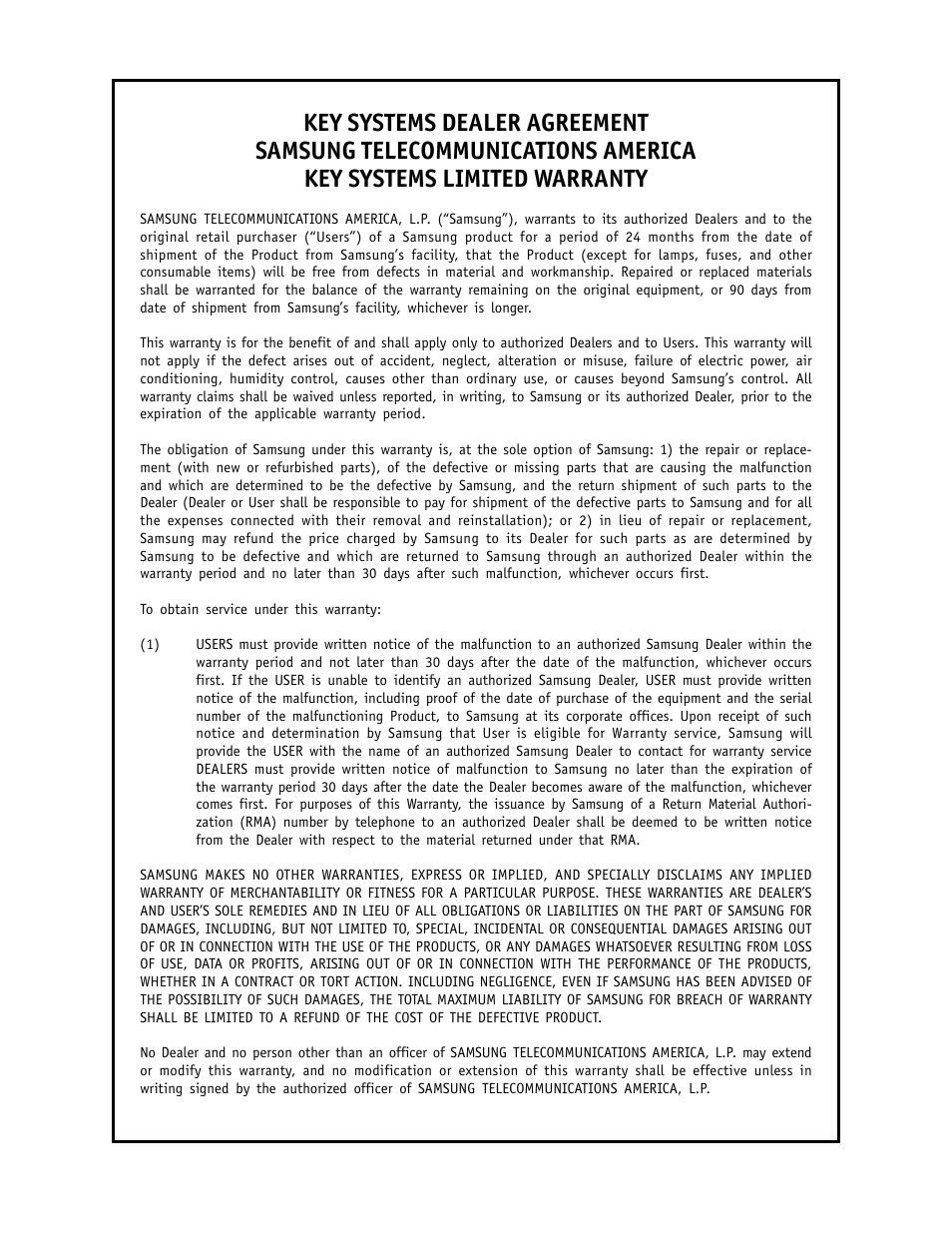 Samsung SVMi-8E User Manual | Page 40 / 40