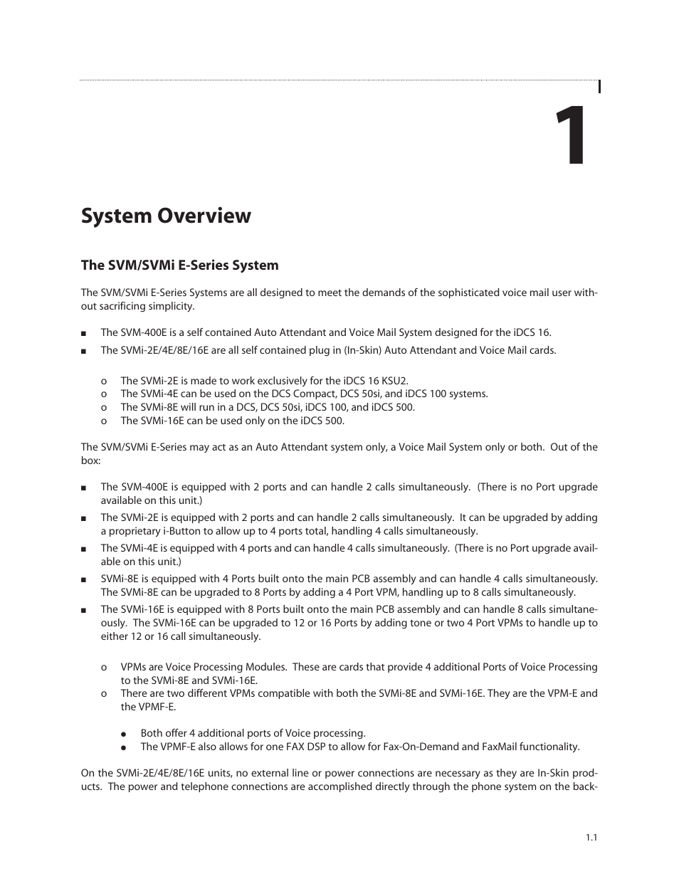 System overview | Samsung SVMi-8E User Manual | Page 5 / 40