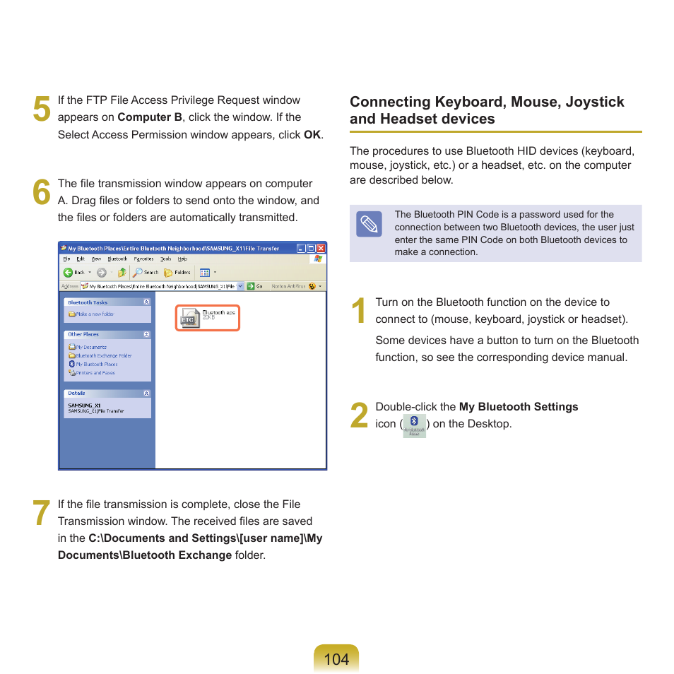 Samsung P55 User Manual | Page 105 / 172