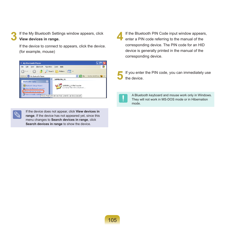 Samsung P55 User Manual | Page 106 / 172