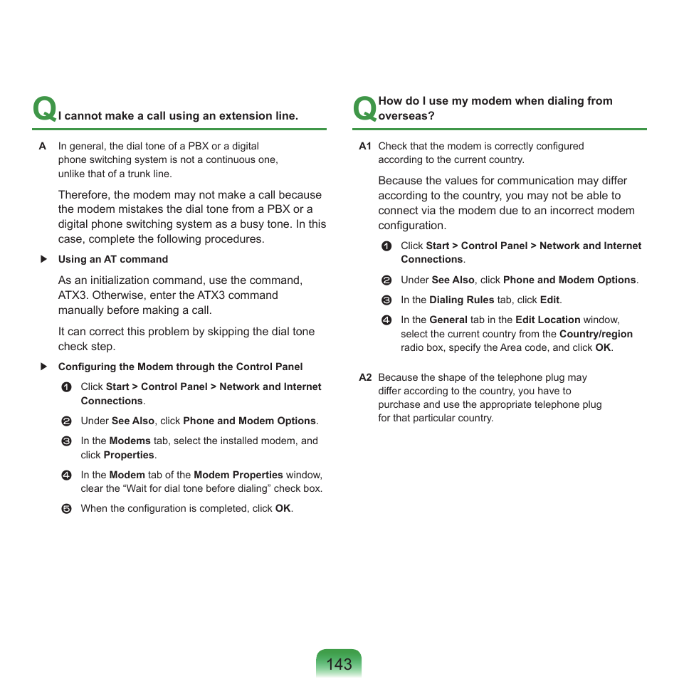 Samsung P55 User Manual | Page 144 / 172