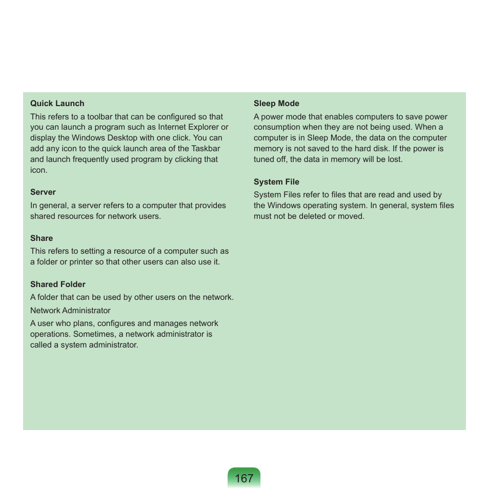 Samsung P55 User Manual | Page 168 / 172