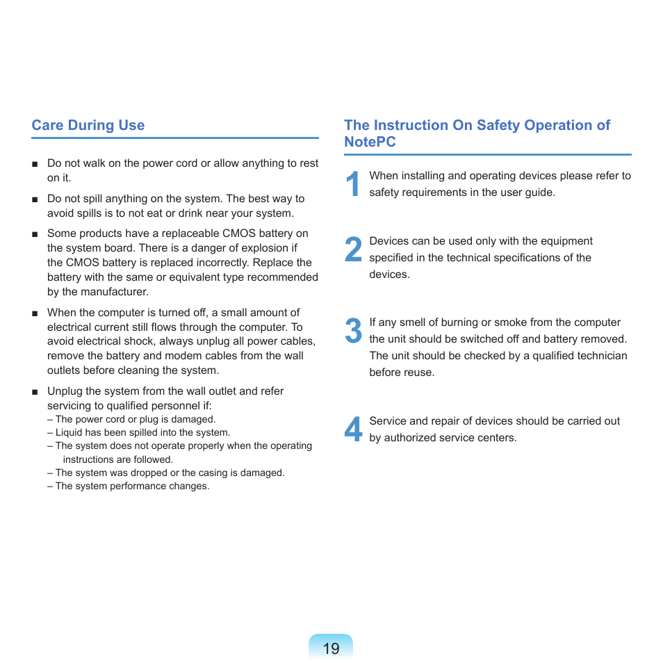 Samsung P55 User Manual | Page 20 / 172