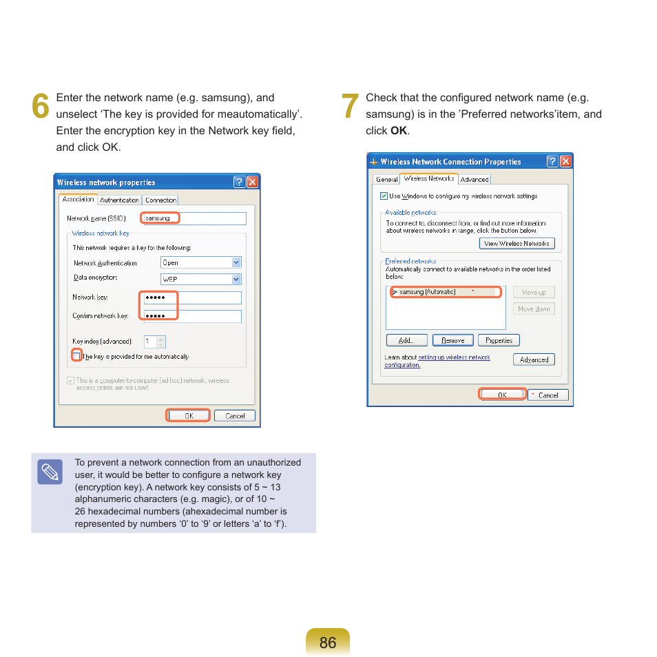 Samsung P55 User Manual | Page 87 / 172