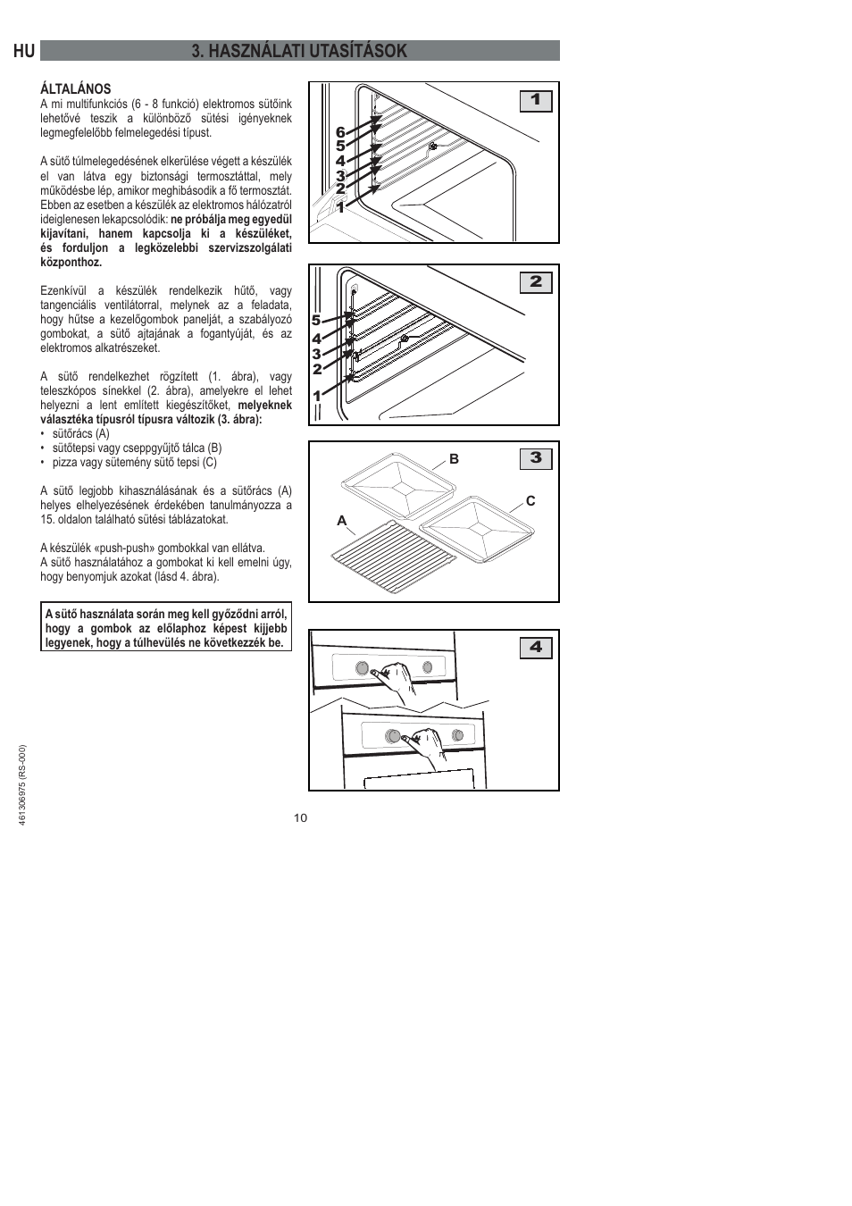 Hu 3. használati utasítások | Ardo HX 080 X User Manual | Page 100 / 256