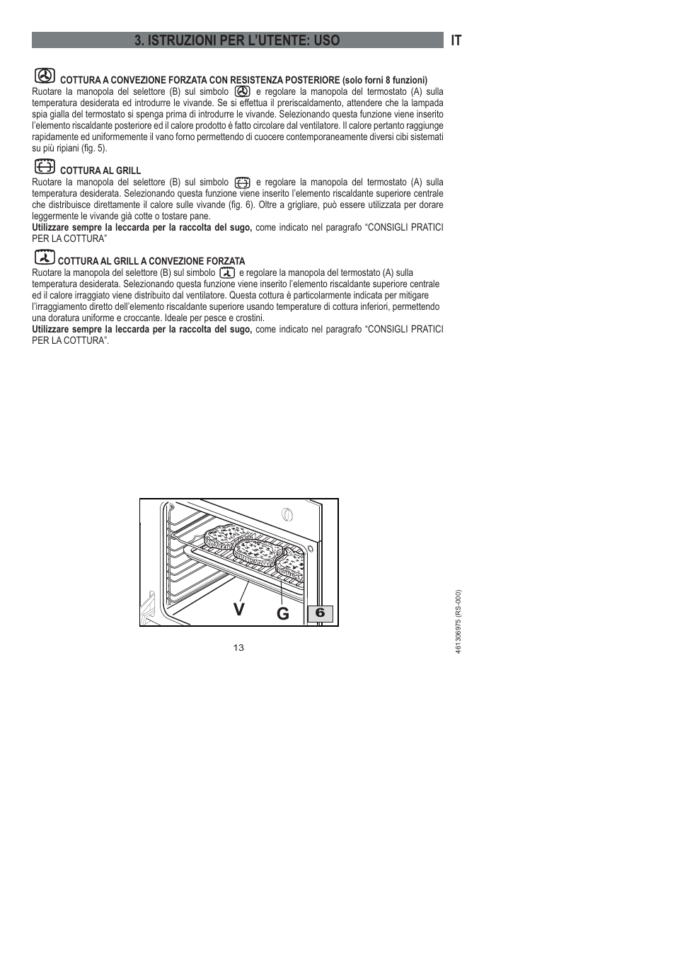 Istruzioni per l’utente: uso | Ardo HX 080 X User Manual | Page 121 / 256
