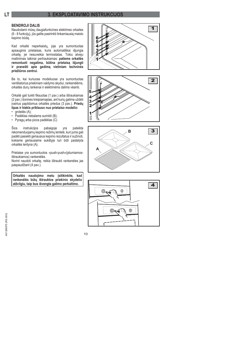 Lt 3. eksploatavimo instrukcijos | Ardo HX 080 X User Manual | Page 136 / 256