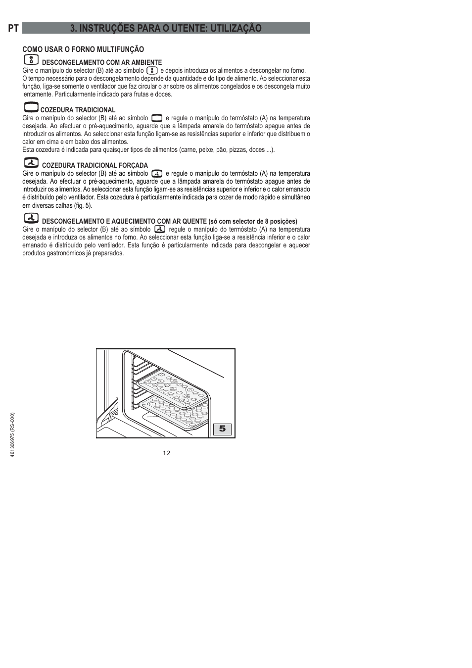 Instruções para o utente: utilização | Ardo HX 080 X User Manual | Page 192 / 256