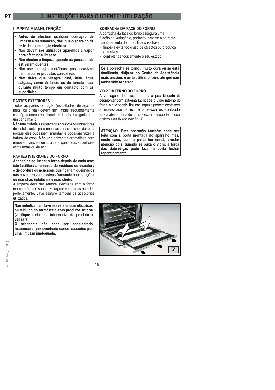 Instruções para o utente: utilização | Ardo HX 080 X User Manual | Page 196 / 256