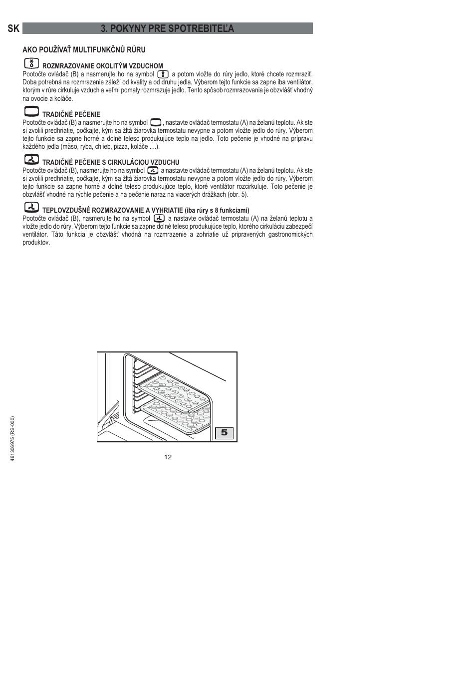 Sk 3. pokyny pre spotrebiteľa | Ardo HX 080 X User Manual | Page 228 / 256