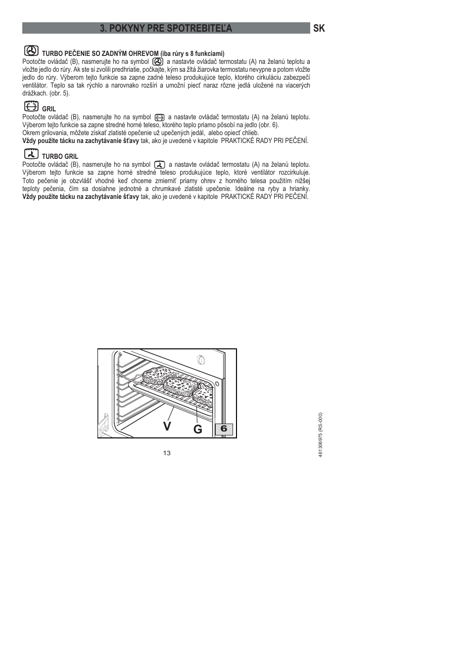 Sk 3. pokyny pre spotrebiteľa | Ardo HX 080 X User Manual | Page 229 / 256