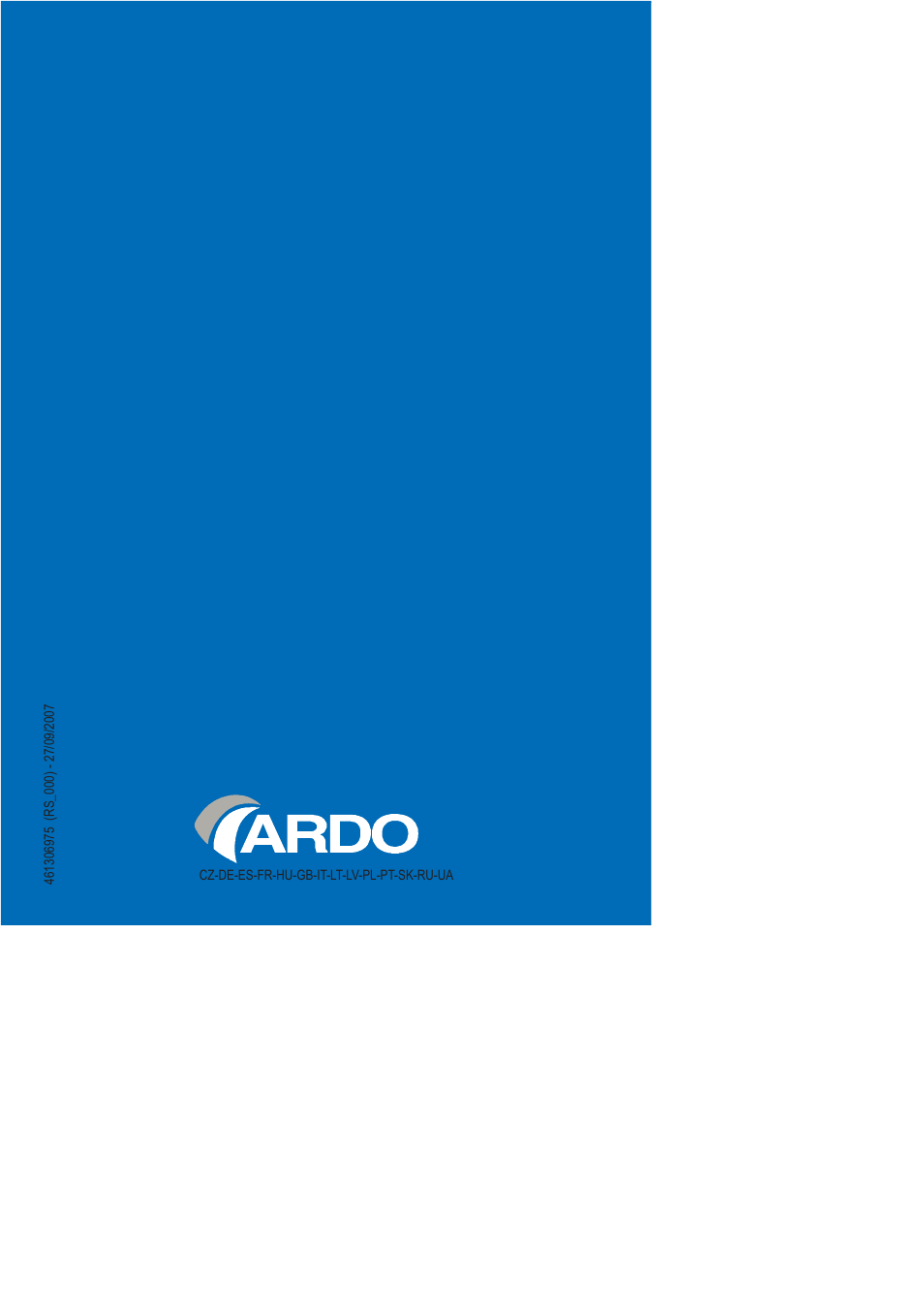 Ardo HX 080 X User Manual | Page 256 / 256