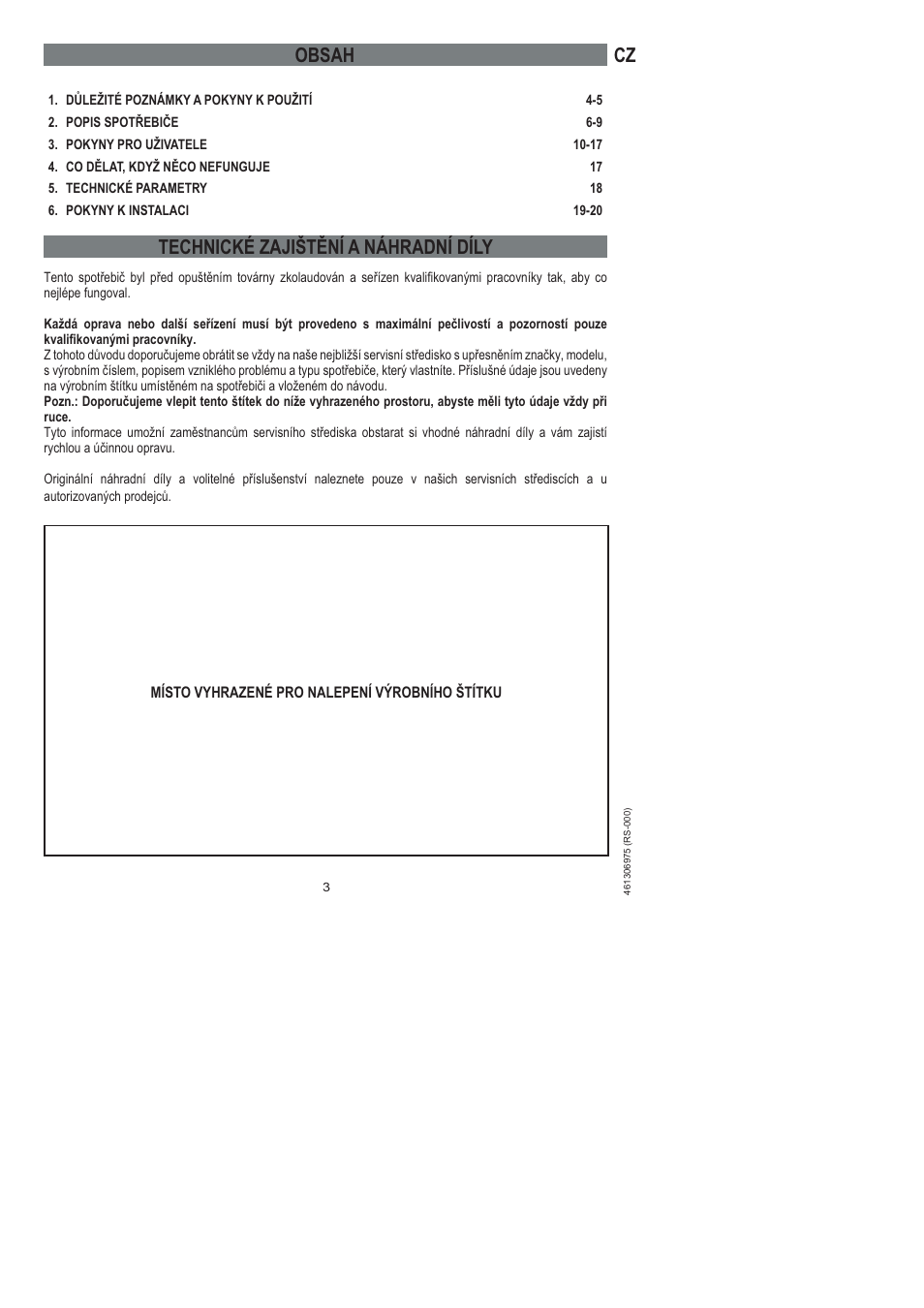 Ardo HX 080 X User Manual | Page 3 / 256