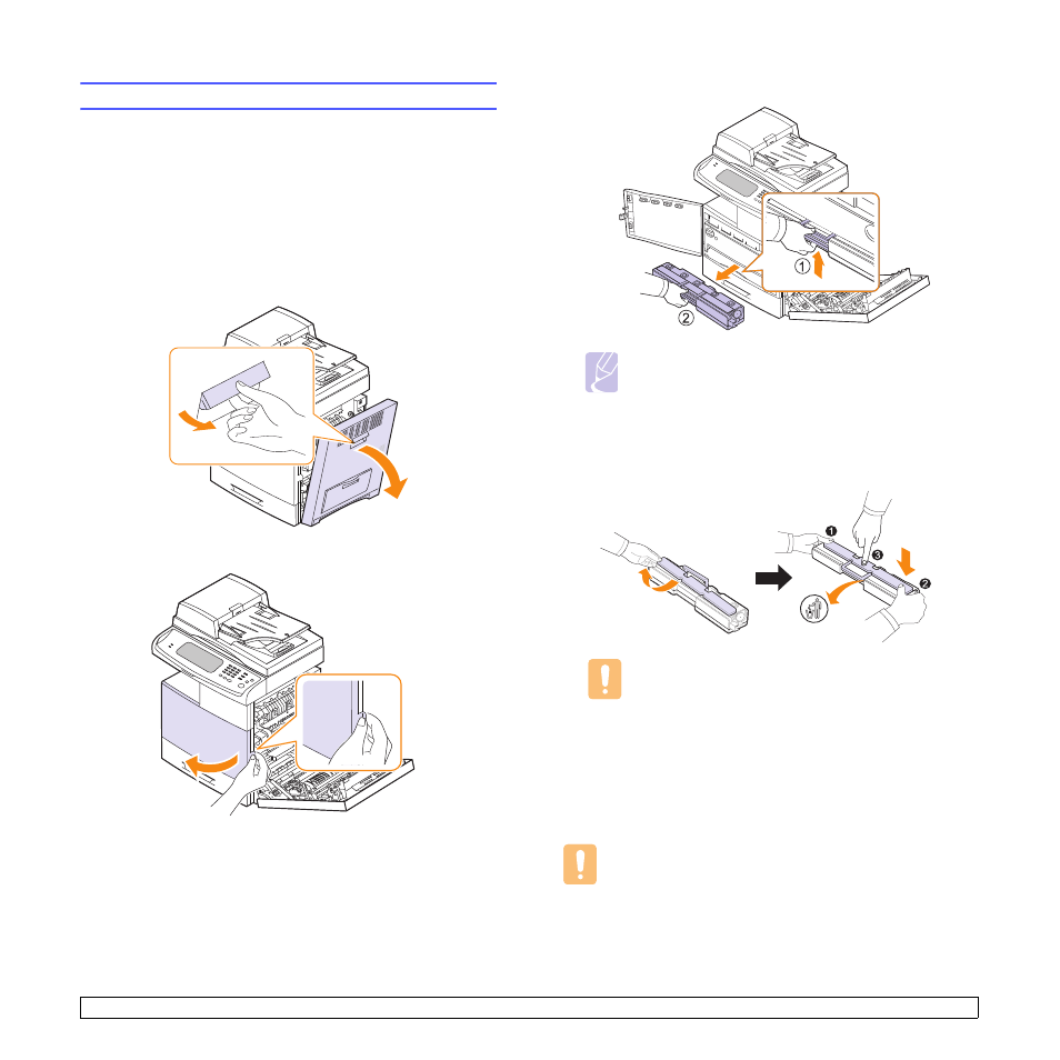 Replacing the waste toner container, Ge 11.8) | Samsung CLX-8385ND Series User Manual | Page 106 / 201
