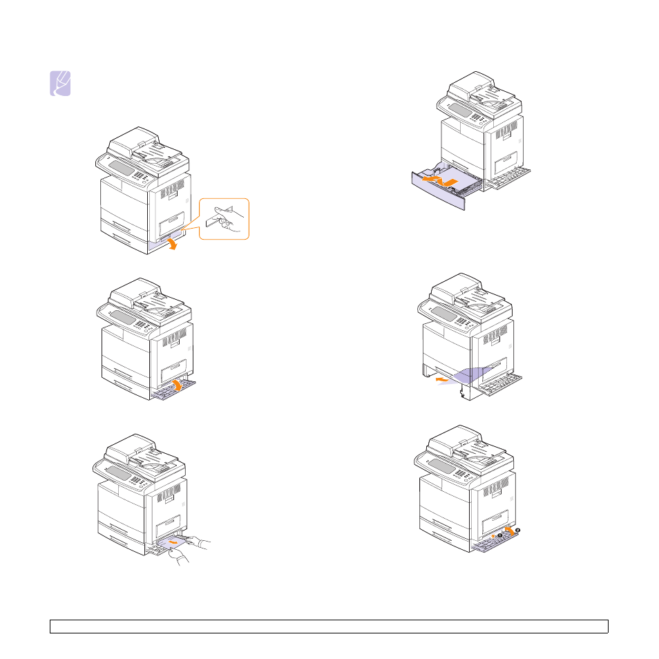 In the optional tray | Samsung CLX-8385ND Series User Manual | Page 112 / 201