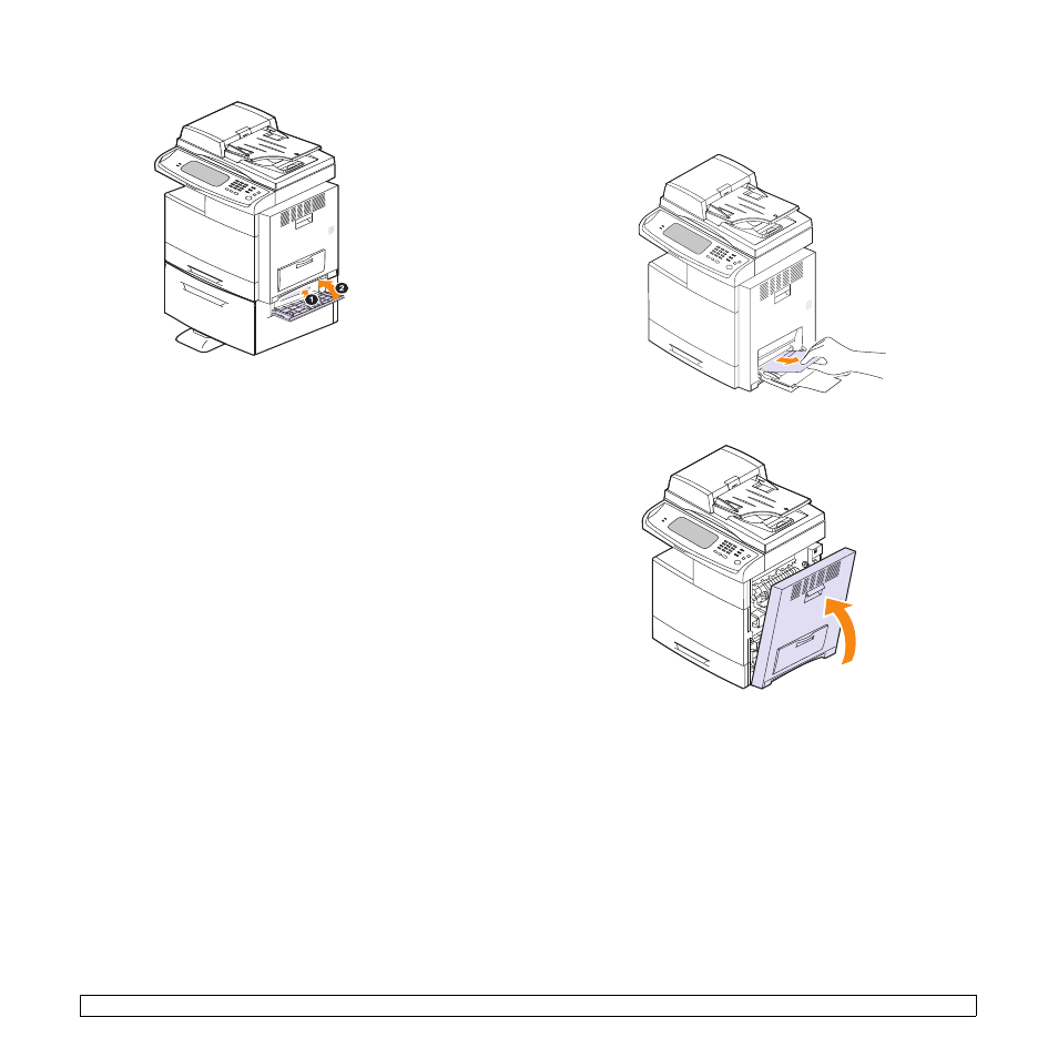 In the multi-purpose tray | Samsung CLX-8385ND Series User Manual | Page 114 / 201