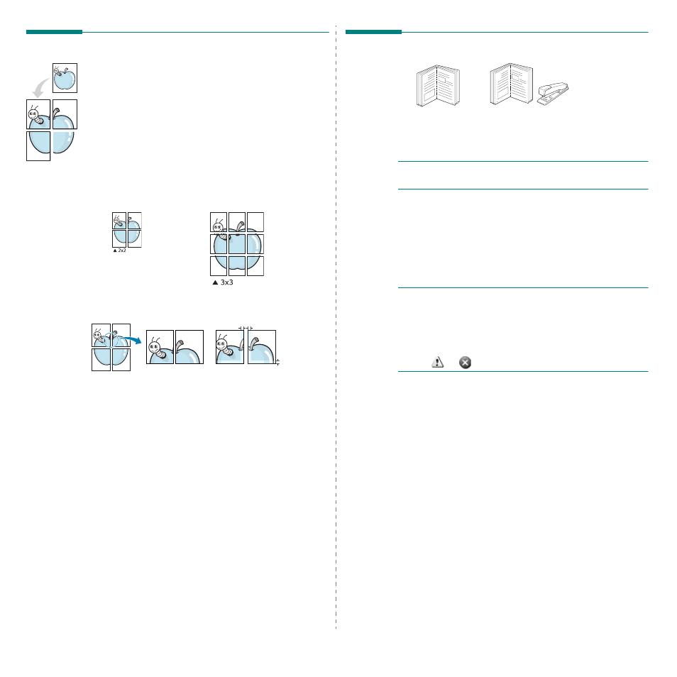 Printing posters, Printing booklets, Printing posters printing booklets | Samsung CLX-8385ND Series User Manual | Page 172 / 201